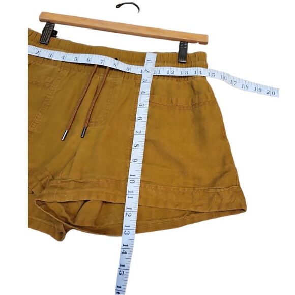 Athleta Cabo Linen Short Toasted Ochre Linen Shorts 0 - Picture 10 of 14